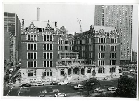 Haaren Hall, from the Lloyd Sealy Library Digital Collections. Click to see high-res