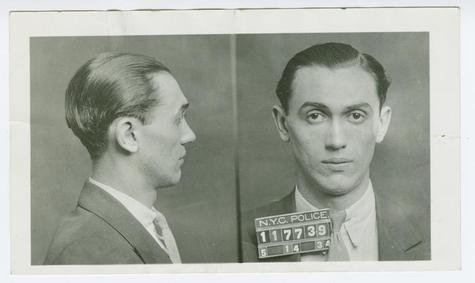 Mug shots of Howard Davelman, alias Dave Hailes, alias Little Davey