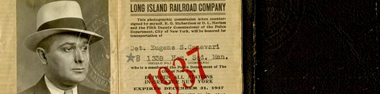 Eugene Canevari's Long Island Railroad pass